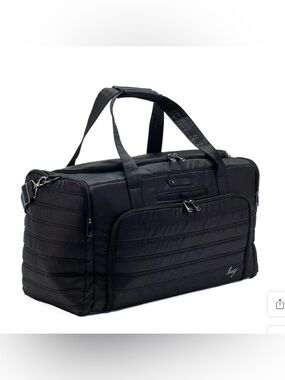 Lug Trolley Duffle in Black